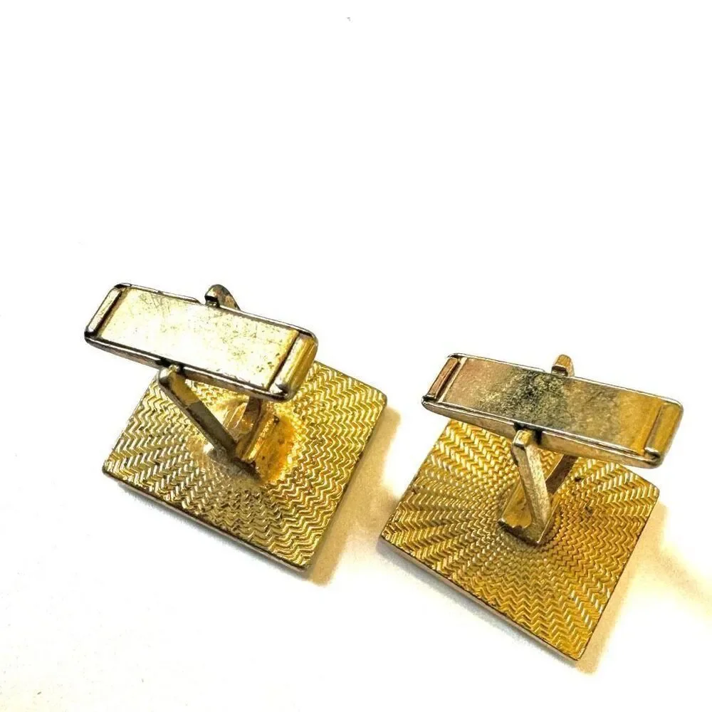 Gold tone vintage  cufflinks